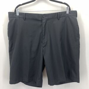 Pro Tour Mens 40 Golf Shorts Bermuda Flat Front Black 9” Comfort Flat Front